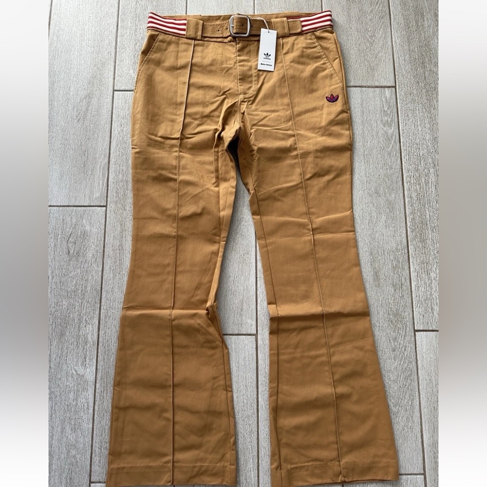 adidas x Wales Bonner Flared Chino Pants Men's Size M NWT - Picture 9 of 15